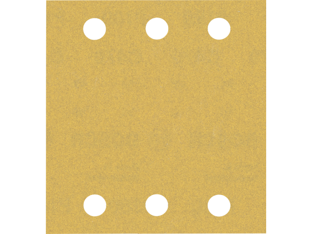 Brusni papir EXPERT C470 z 6 luknjami za vibracijske brusilnike, Dimenzije: 115x107mm, Zrnatost: 180, 2608900894